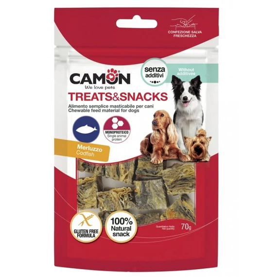 Camon Tőkehalas kockák 70g - MONOPROTEINES GLUTÉNMENTES