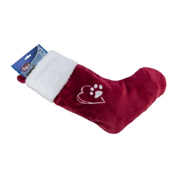 Trixie Xmas plüss zokni - felakasztható - 47cm