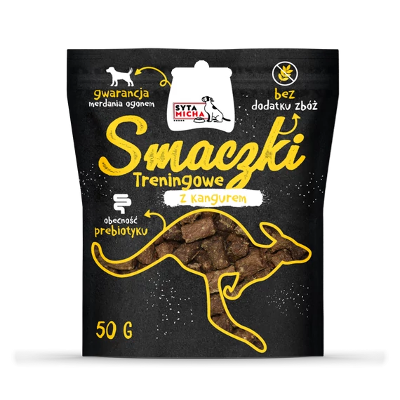 Syta Micha Training Treats kenguruval és prebiotikummal 50g
