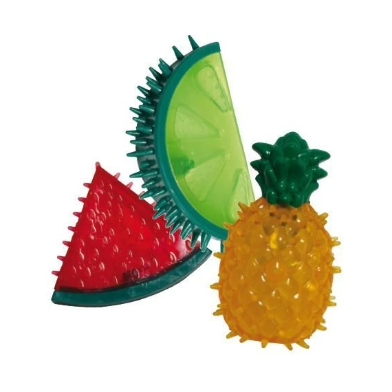 Croci DOG TOY FRESH FRUITY (gyümölcs alakú hűsítő rágójáték) 11 CM