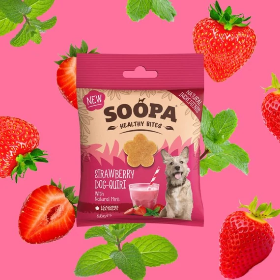 SOOPA Strawberry Dog-Quiri Healthy Bites 50g