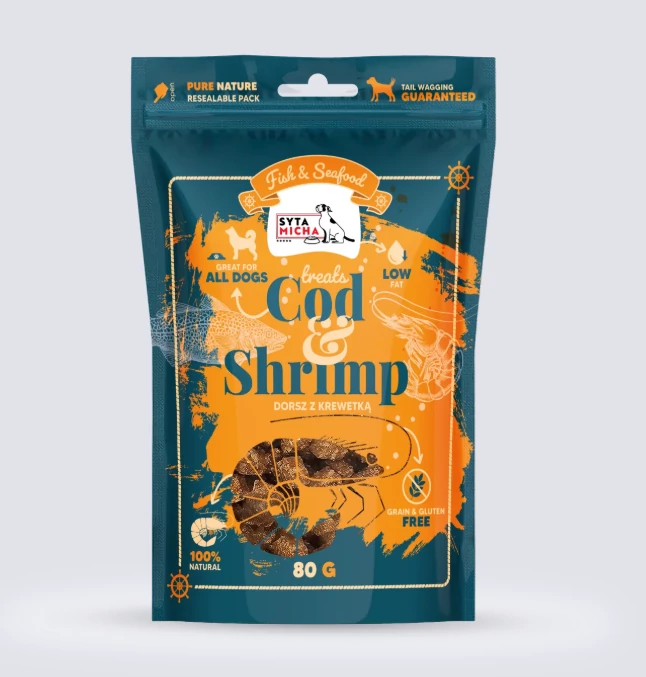 Syta Micha Fish & Seafood Tőkehal - Garnélarák 80g