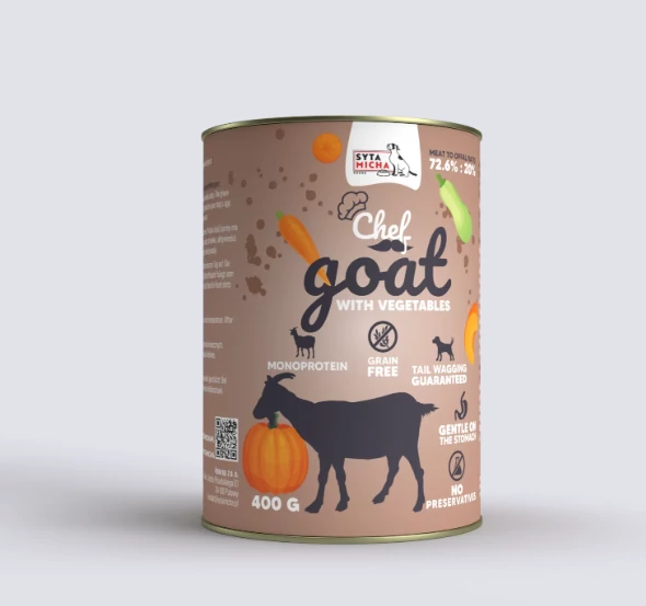 Syta Micha CHEF Kecske zöldségekkel 400g
