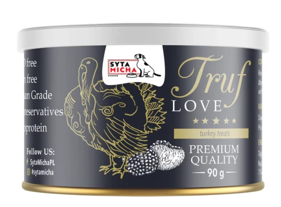 Syta Micha TrufLove Soft jutalomfalatok Pulykahússal és szarvasgombával - 90g