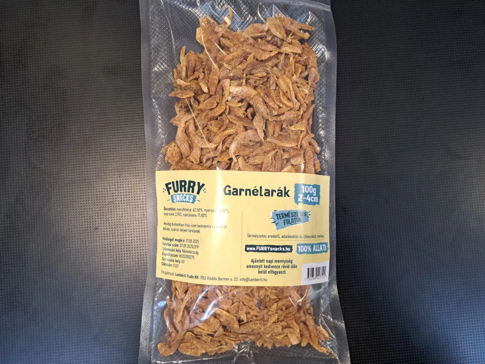 Furry Snacks Szárított garnélarák 2-4cm 100g