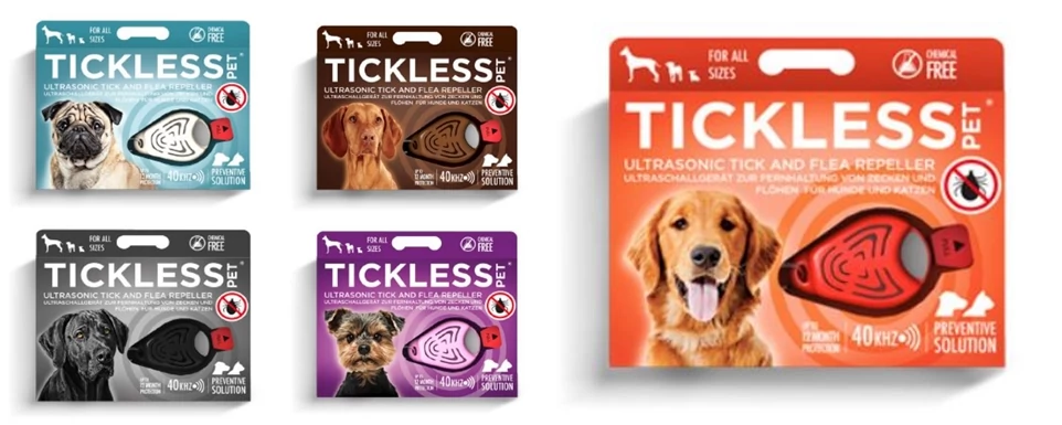 TICKLESS PET ultrahangos kullancs- és bolhariasztó - többféle színben :)