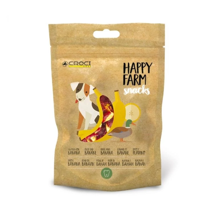 Croci Happy Farm BANANA/DUCK (kacsa - banán jutalomfalat) 80G