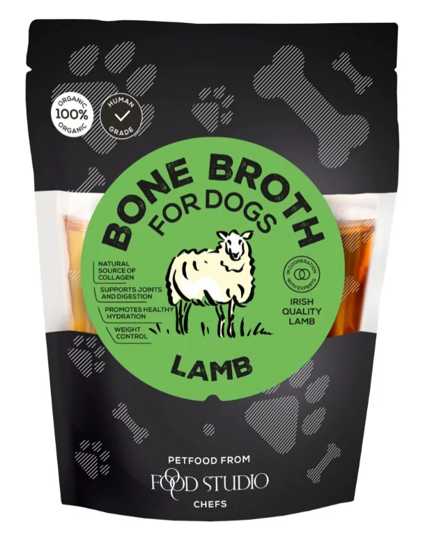 Food Studio ír bárány csontleves kutyáknak 230ml