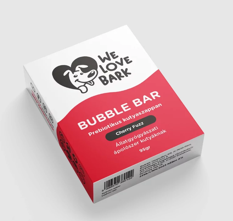 We Love Bark Bubble Bar prebiotikus kutyaszappan