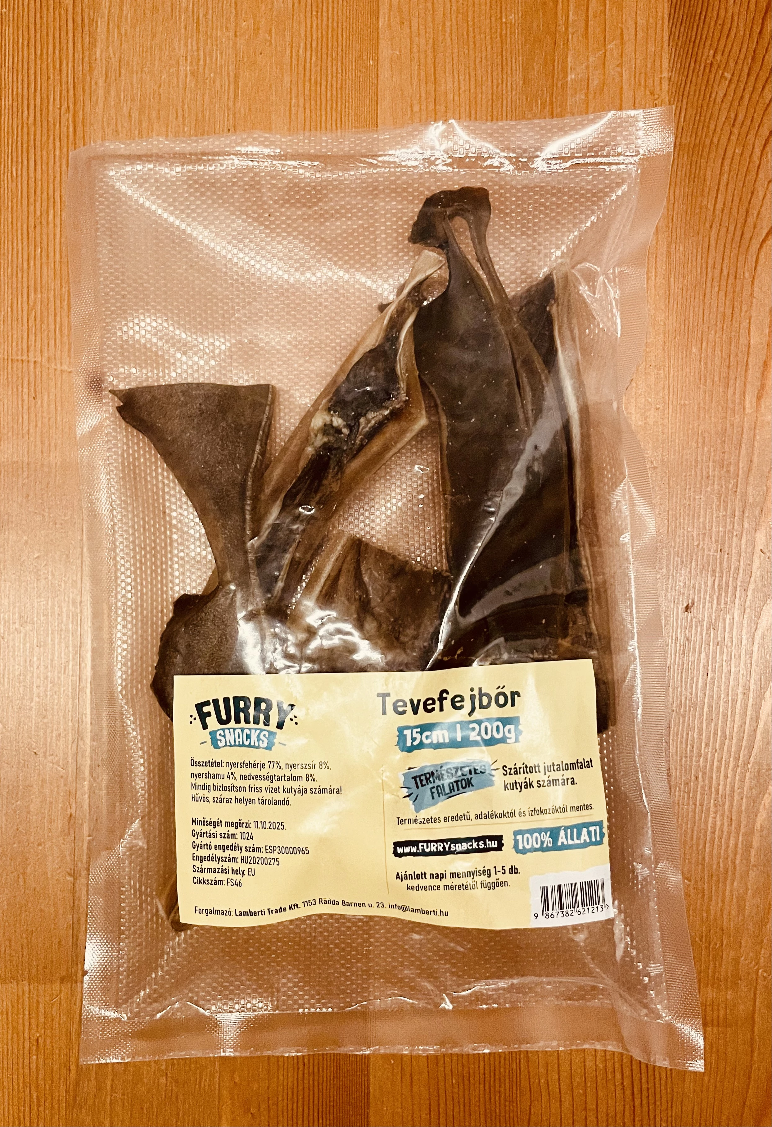 Furry Snacks Tevefejbőr 200g