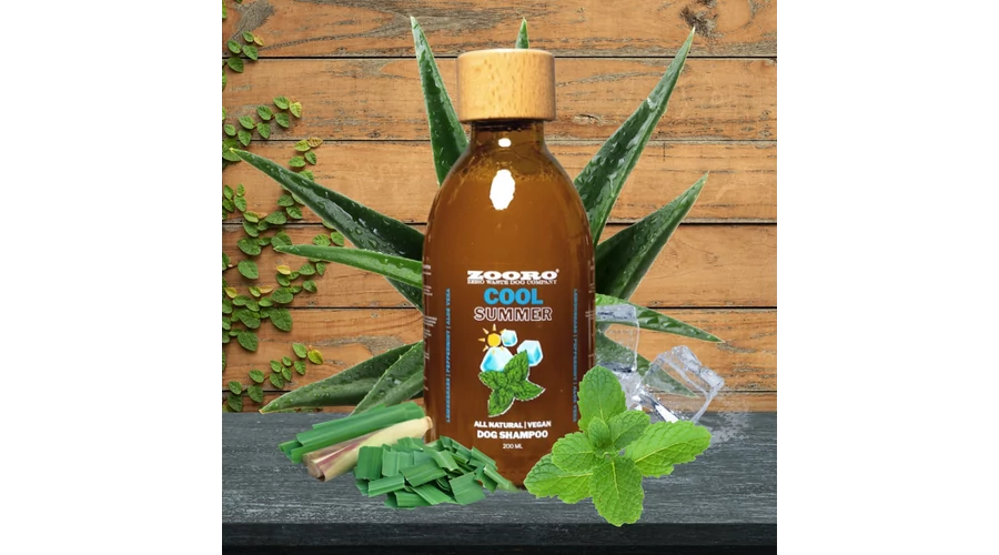 Zooro® Cool Summer - 100% természetes, vegán, hűsítő kutyasampon 250ml