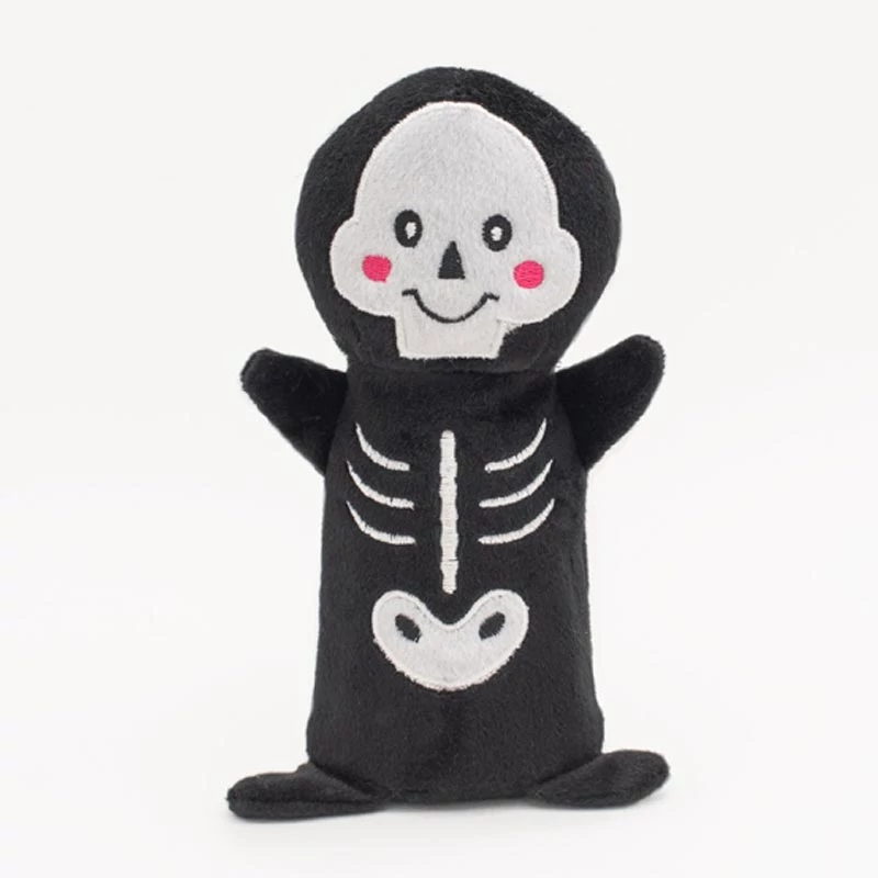 ZippyPaws Halloween csontváz plüss