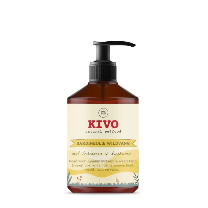 KIVO Szardínia olaj echinaceával és kurkumával 500ml