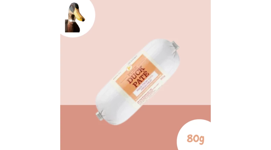 100% kacsa húsrolád 80 g, JR Pet Products