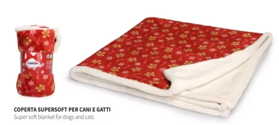 Camon SuperSoft karácsonyi mézeskalácsos takaró