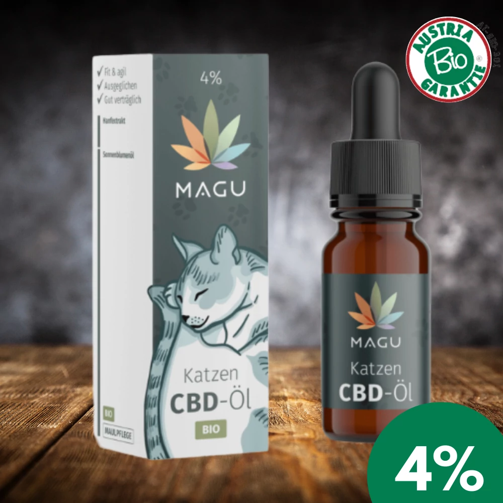 Magu CBD Olaj macskáknak, 4%, BIO, Magu CBD 10ml