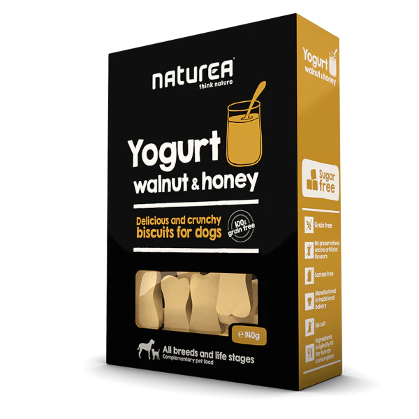 Naturea Biscuit Joghurtos, Diós, Mézes Keksz Kutyáknak