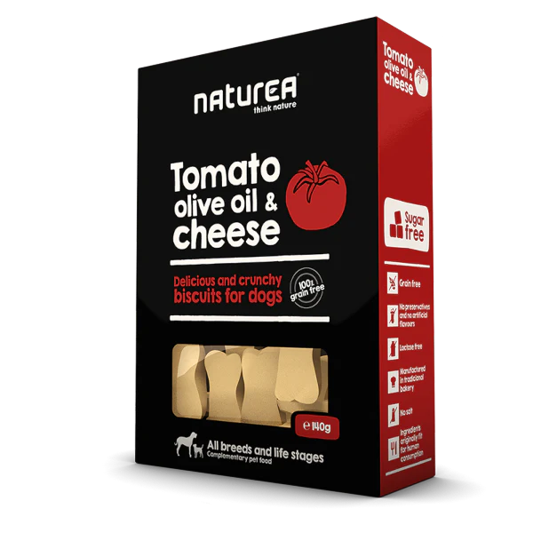 Naturea Biscuit Paradicsomos, Olivaolajos & Sajtos Keksz Kutyáknak