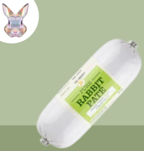 100% nyúl húsrolád 80 g, JR Pet Products