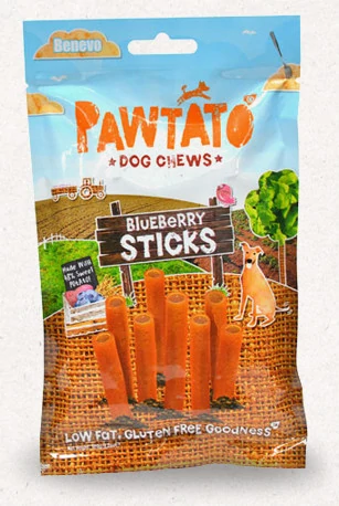 Pawtato Sticks - kék áfonya 120 g