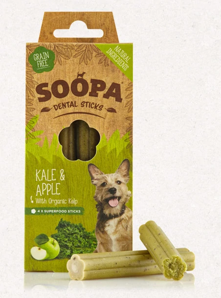 SOOPA Dental Sticks - fodros kel és alma 100 g