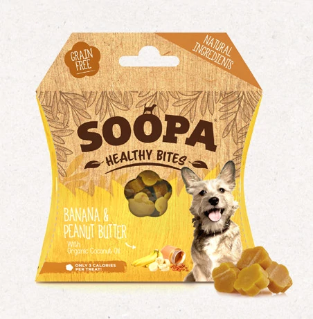 SOOPA Healthy Bites - banán és mogyoróvaj 50 g