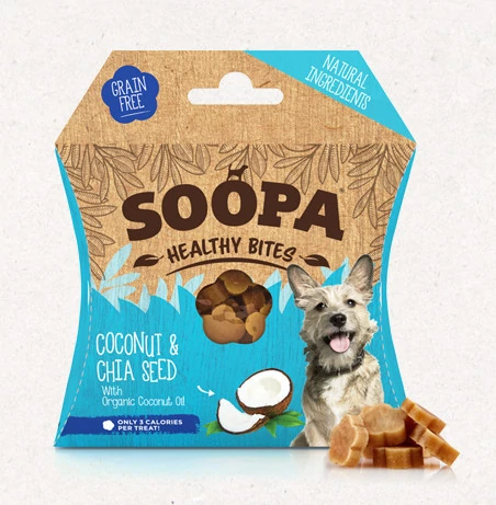 SOOPA Healthy Bites - kókusz és chia mag 50 g 