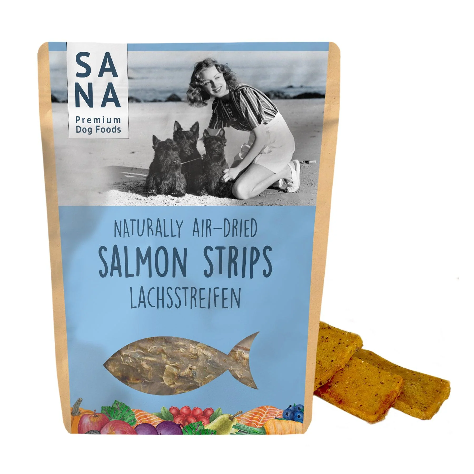SANA szárított lazac csíkok 100g