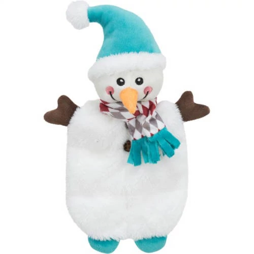 Trixie Xmas Snowman Toy - plüss játék (hóember - 31cm)