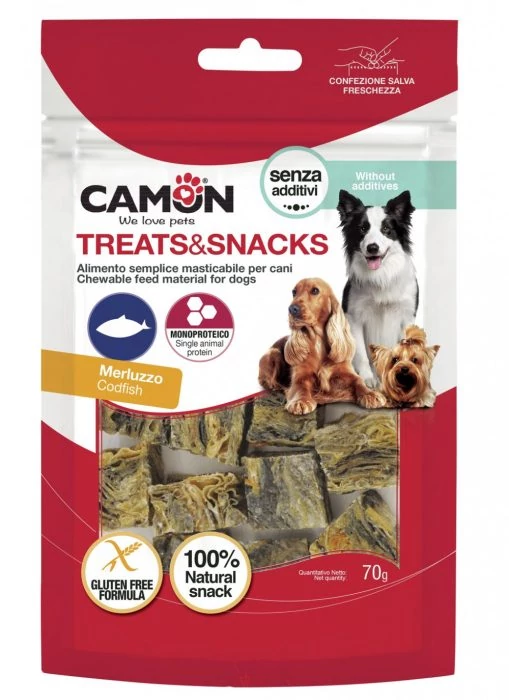 Camon Tőkehalas kockák 70g - MONOPROTEINES GLUTÉNMENTES