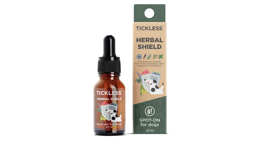 Tickless® Herbal Shield Spot-on - 100% természetes illóolaj keverék kutyáknak
