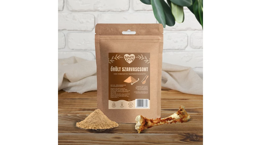 100% őrölt szarvascsont 100 g - BARF LOVE