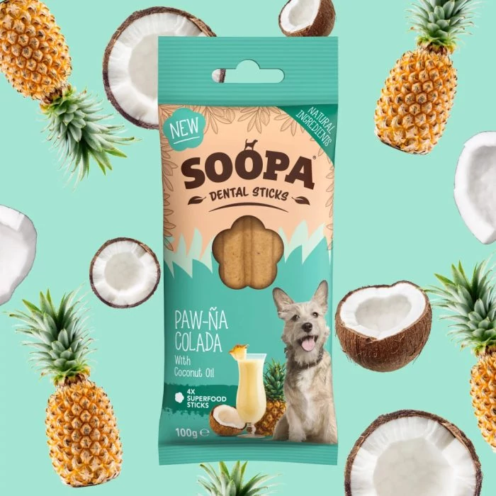 SOOPA Paw-Na Colada Dental Sticks 100g