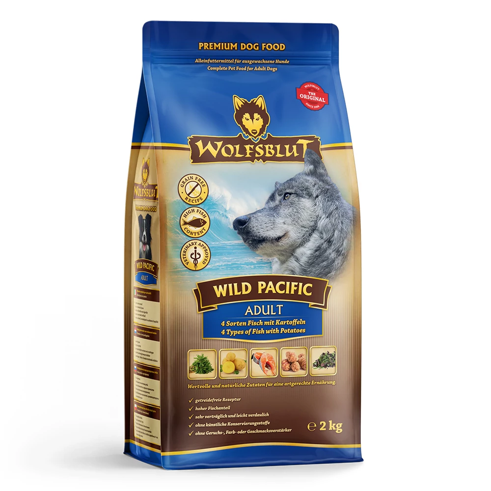 Wolfsblut Wild Pacific Adult - hal burgonyával 2 kg 