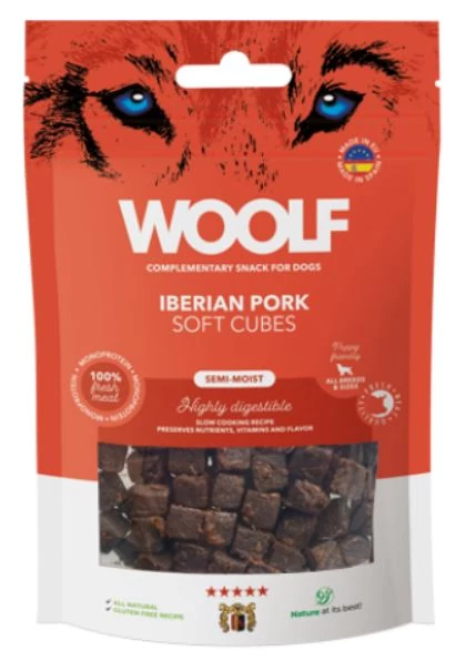 Woolf Főtt Ibériai Sertéshús Kocka 100g Monoprotein