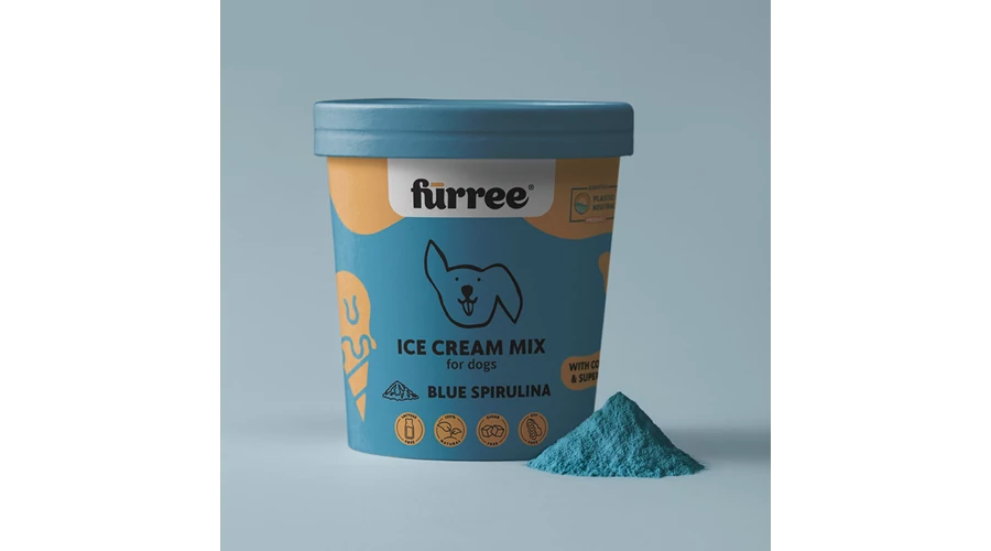 Fürree fagyipor kutyáknak kollagénnel - KÉK SPIRULINA
